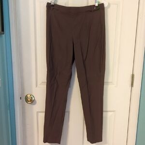 Gray Violets & Roses Dress Pants